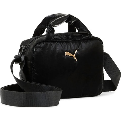 PUMA Чанта Puma Up Mini bag - Black (PUMA Black / metallic gold logo)