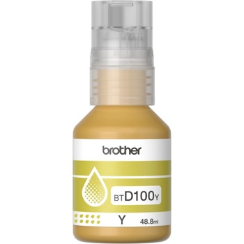 Brother BT-D100Y Yellow Ink Bottle (BTD100Y)
