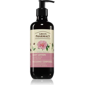 Green Pharmacy Damask Rose & Shea Butter Body Lotion подхранващ лосион за тяло 400ml