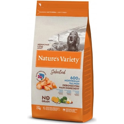 Nature's Variety Nature s Variety Dog Selected Medium No Grain Salmon 2 кг