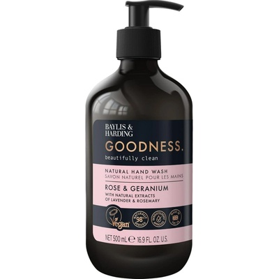 Baylis & Harding tekuté mýdlo na ruce Rose & Geranium 500 ml