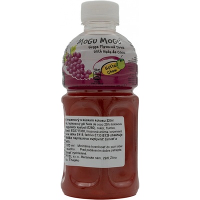 Mogu Mogu Nápoj hroznový s kúskami kokosového gélu 320ml