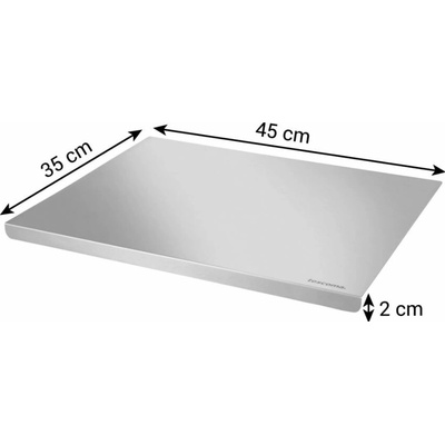 TESCOMA Podložka pro přípravu potravin GrandCHEF 45 x 35 cm, nerez
