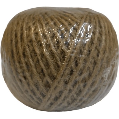 Špagát jutový, 3-vrstvy, prírodný, 1,5mm/50g