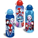 Kids Licensing Алуминиево шише KIDS Licensing - Spiderman, 500 ml, асортимент (SP50096)