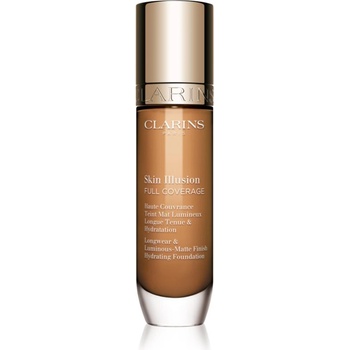 Clarins Skin Illusion Hydrating Foundation високо покривен фон дьо тен цвят 114.5W 30ml