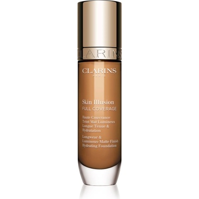 Clarins Skin Illusion Hydrating Foundation високо покривен фон дьо тен цвят 114.5W 30ml