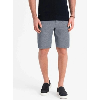 Tmavo modré chinos kraťasy V1 SRCS-0127
