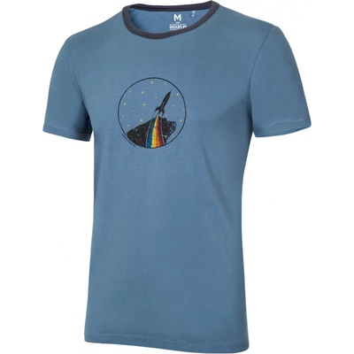 Ocun Мъжка тениска Ocun Classic T Organic Rainbow Rocket T-shirt - Bluestone - размер XL (216-0441-0114)