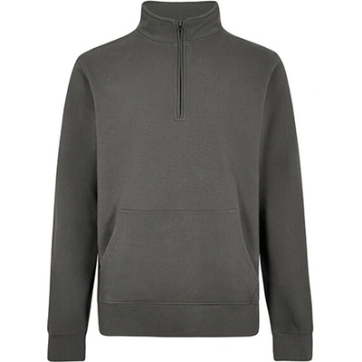 Kustom Kit Regular Fit 1/4 Zip Pique Sweatshirt mikina KK339 Dark Grey Marl