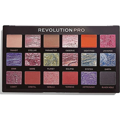 Makeup Revolution Pro Regeneration paleta očních stínů 18 barev Trends Celestial 14,4 g – Sleviste.cz