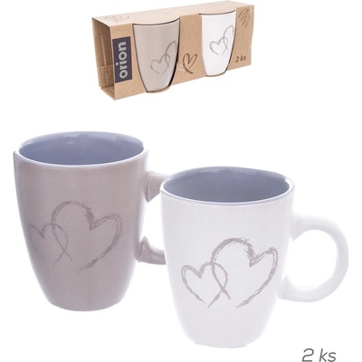 ORION Hrnek ker DOUBLE LOVE 2 x 140 ml – Zboží Dáma