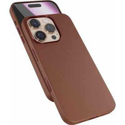 Epico Mag+ kožený kryt iPhone 16 Pro – hnedý 91010131700002