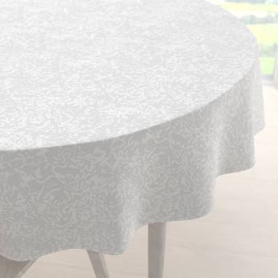 Biante Veľký teflónový okrúhly obrus TF-032 Venezia biely Ø 290 cm