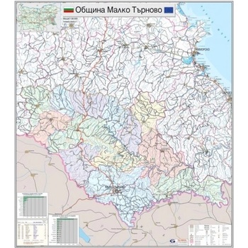 Mapmedia Карта на община Малко Търново