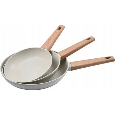 Bergner Sada pánví mramorová 3 ks 18 cm, 22 cm, 26 cm