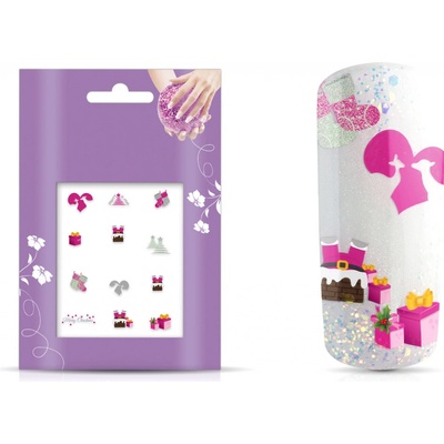 Vodolepka na nechty Christmas Glitter Tattoo 17