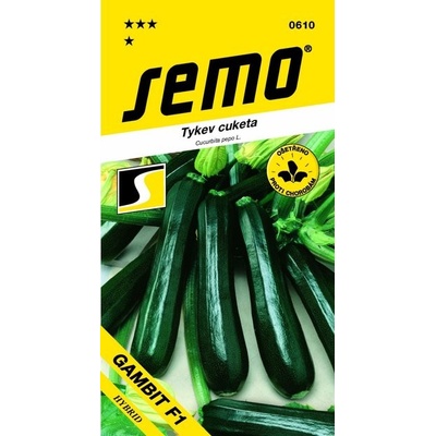 Semo Tekvica cuketa - Gambit F1 tmavo zelená 1,5g