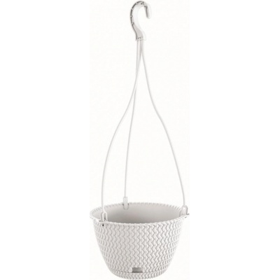 Prosperplast SPLOFY ROUND W Závesný kvetináč 23 cm biela DSPW230