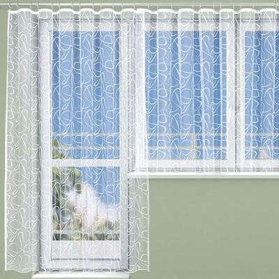 Žakárová záclona Tylex ZOE balkonové dveře 250 x 200 cm