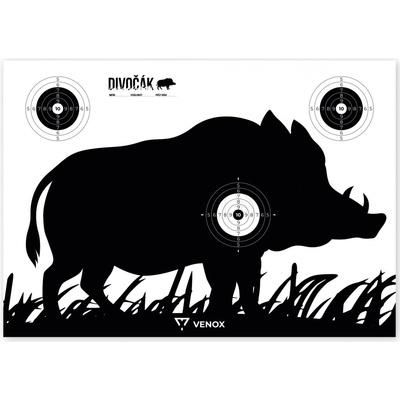 Terče Venox Diviak Papierový 61x43cm 10ks