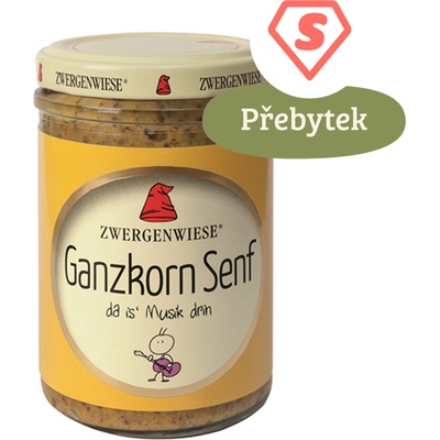 Zwergenwiese Bio Hořčice z celých zrn 160ml – Zboží Dáma