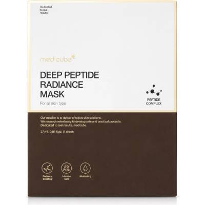 MediCube Възстановяваща кремообразна маска за лице с пептиди Medicube Deep Peptide Radiance Mask