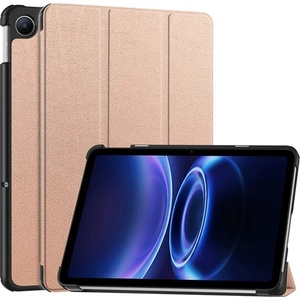 Gigapack Redmi Pad 2 9.7 GIGAPACK Tok стоящ, с кожен ефект, активен FLIP, държач за настолен компютър, ЗЛАТЕН GP-187289 (GP-187289)