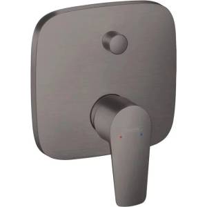Hansgrohe Talis E вграден смесител за вана с едноръкохватков механизъм, черен - матиран хром (71745340)