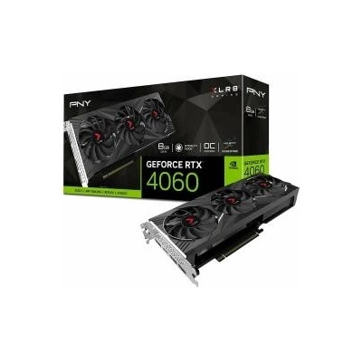 PNY GeForce RTX 4060 GAMING VERTO EPIC-X XLR8 OC 8GB GDDR6 (VCG40608TFXXPB1-O)