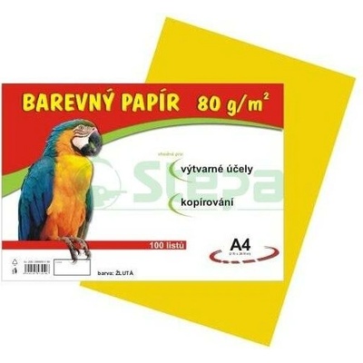 Barevný papír A4 80g krémový 100 listů