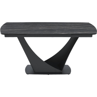 Carmen Разтегателна трапезна маса borek - черна (3531056)