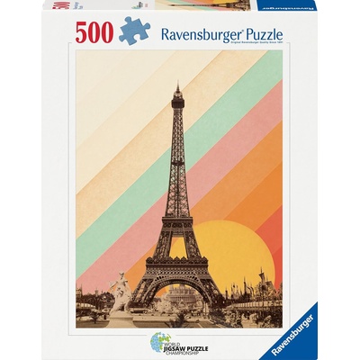 Ravensburger Пъзел Ravensburger от 500 части - Парижка дъга (12001741)