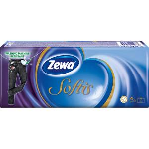 Zewa Носни кърпи Softis 10 х 9 бр, 90 бр (2574727)
