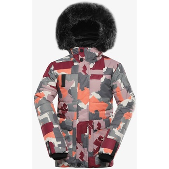 Alpine Pro Сиво-розово яке за момиче с мембрана PTX Alpine Pro Werdo ALPINE PRO | Rozov | Момичешки | 104-110