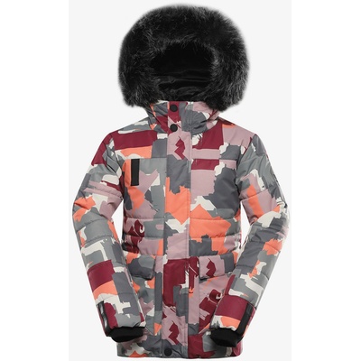 Alpine Pro Сиво-розово яке за момиче с мембрана PTX Alpine Pro Werdo ALPINE PRO | Rozov | Момичешки | 104-110