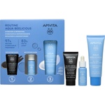 APIVITA Aqua Beelicious Комплект - Гел-крем, Детокс гел и Освежаващ бустер, 40 + 15 + 10 ml