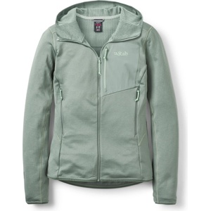 Rab Дамско поларено яке Rab Women's Ascendor Hoody Fleece jacket - Dark Fig Green - размер 38 (EU) (105-7154-0212)