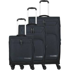 Travelite Kick Off 4w S, M exp, L exp Anthracite