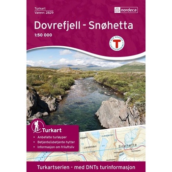 Turistická mapa Dovrefjell Snohetta