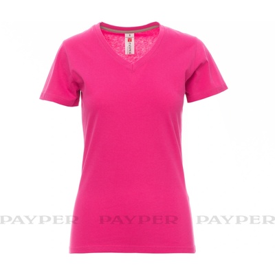 Payper V NECK LADY Tričko dámske Fuchsia