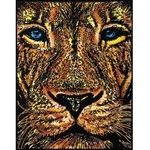 Colorvelvet - Włochy Welw coloring page. 47x35 Portrait of the Lioness