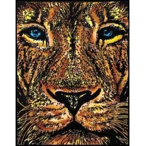 Colorvelvet - Włochy Welw coloring page. 47x35 Portrait of the Lioness