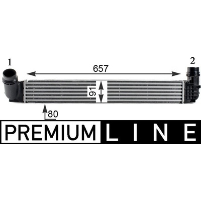 Chladič plniaceho vzduchu MAHLE ORIGINAL CI 313 000P (CI313000P)