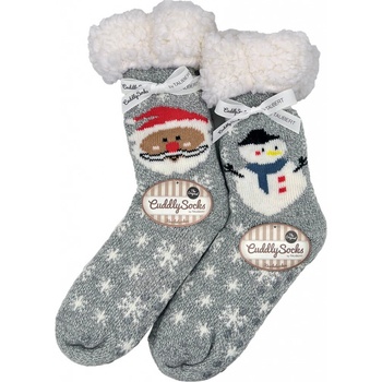 Taubert Darčekovo balené extra teplé vianočné protišmykové ponožky