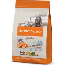 Nature's Variety selected Medium Adult dog s lososom 12 kg