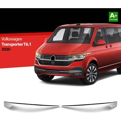 Nerez horné kryty predných svetiel VW T6.1 2019+