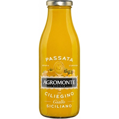 Agromonte Sicilia Passata Densa zo Žltých Paradajok 520 g