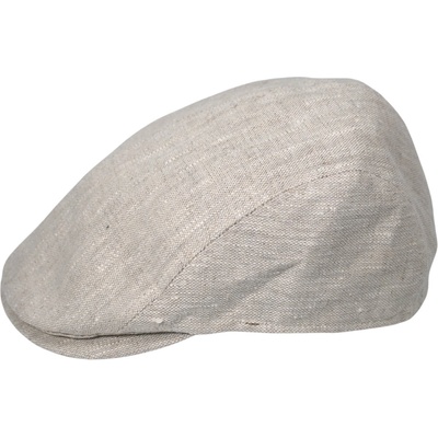 Fiebig Headwear since 1903 lněná letní bekovka bez podšívky Natur