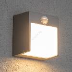 Brilagi TERNI LED/12W/230V външно стеннo осветление с сензор, сиво IP44 (BG0984)